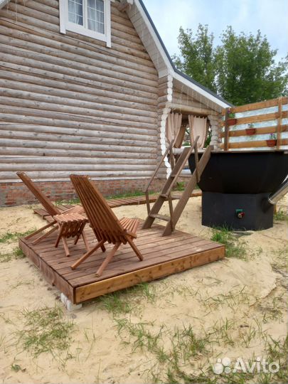 Банный чан аренда,зона барбекю,терраса