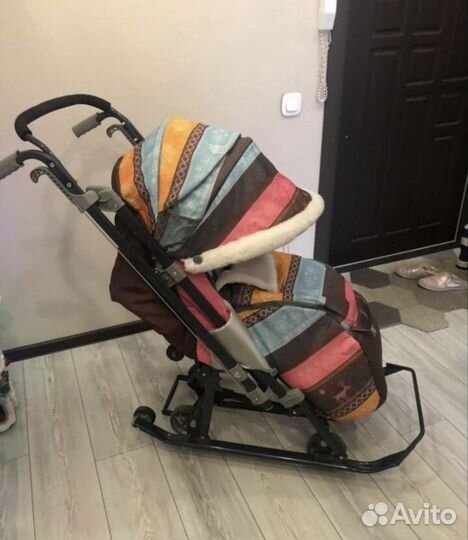Санки коляска nika 7-3