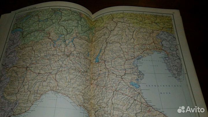 Атлас западная Европа