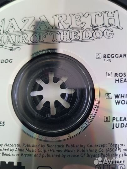 Nazareth -hair of the dog cd U.S.A