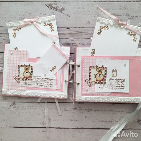 Альбом для фотографий на рождение девочки