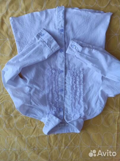 Школьные рубашки для девочек 122