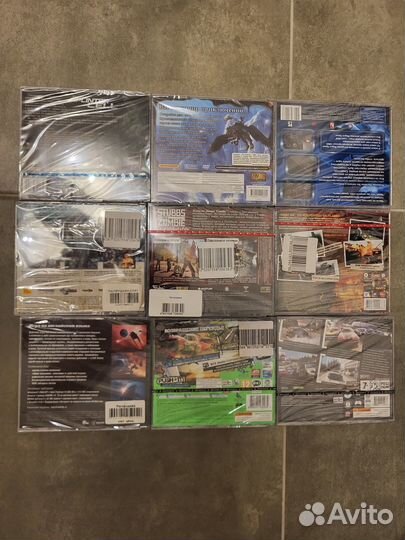 Диски на пк, новые в пленке (Jewel, PC, DVD)