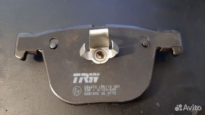 Тормозные колодки задн BMW X5/X6 (E71,E72,F16,F15)