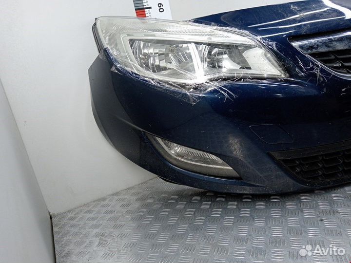 Бампер (ноускат) для Opel Astra J