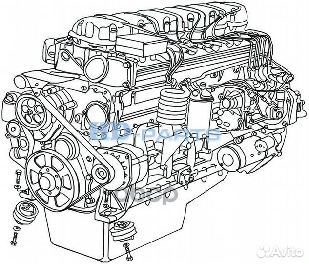 Датчик частоты вращения 301000 HD-parts