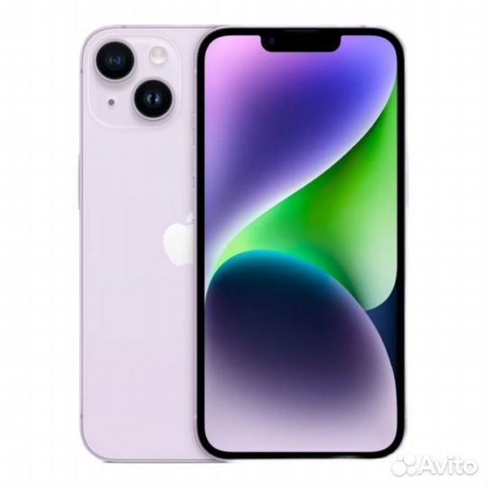 Смартфон Apple iPhone 14 128Gb Purple (1 sim +