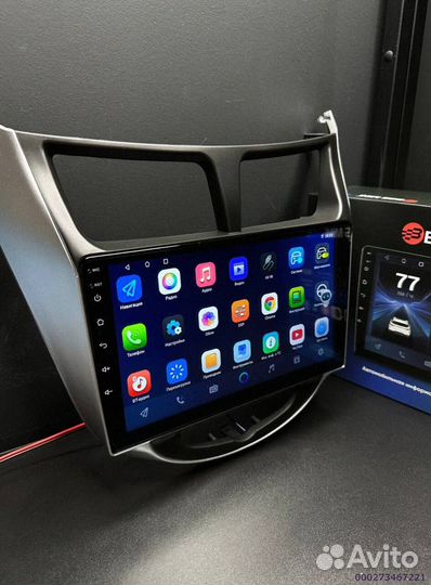 Автомагнитола Боs mini Q5 Hyundai Solaris 2011-2016 (Арт.95557)