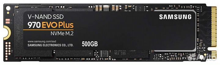 500 гб SSD M.2 накопитель Samsung 970 EVO Plus MZ