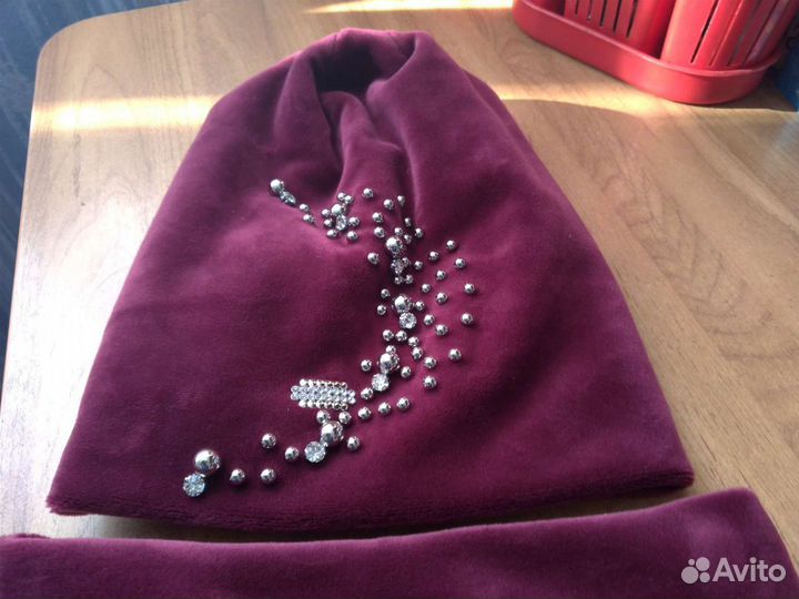 Комплект.Шапка и снуд