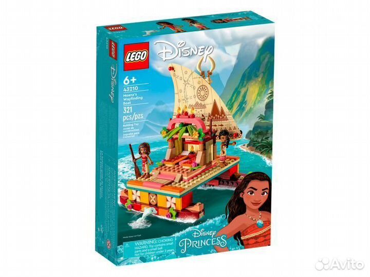 Lego Disney Лодка-путешественник Моаны 43210