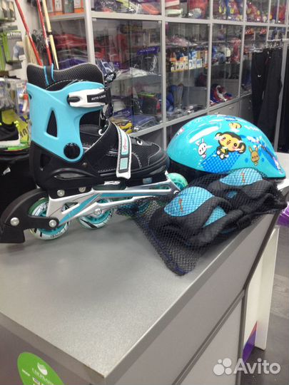 Роликовые коньки детские раздвижные