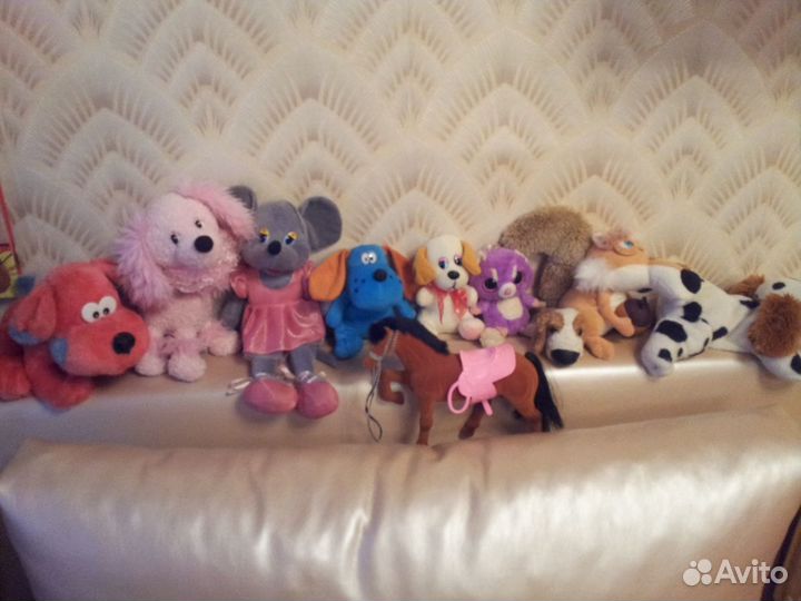 Мягкие игрушки новые и б/у