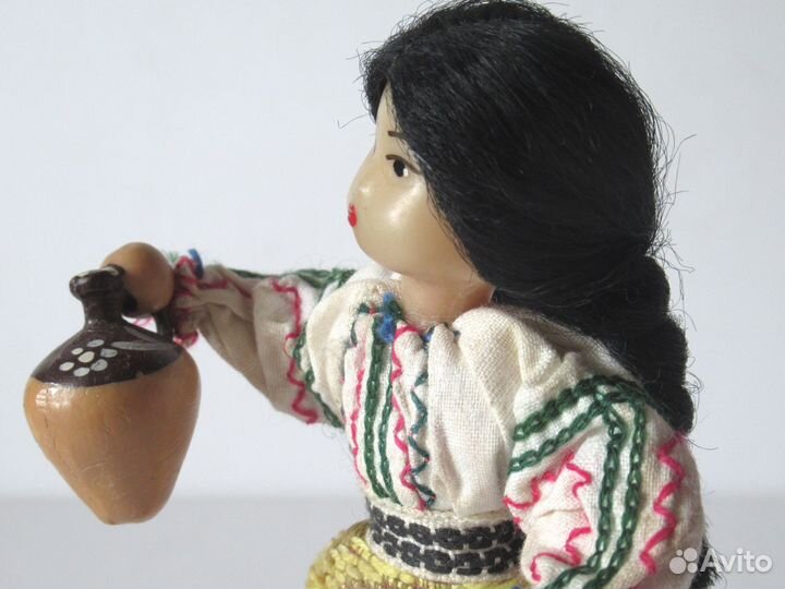 Кукла сувенирная Молдавия 1970 г. редкая