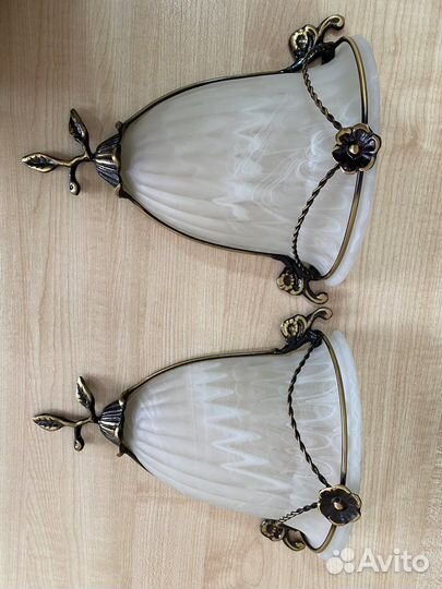 Настенный светильник бра бронза