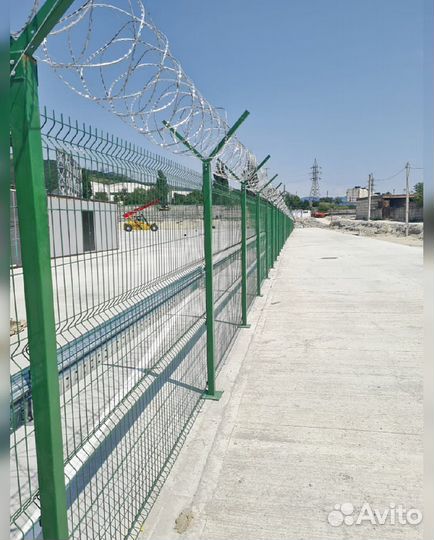 Забор из 3д сетки