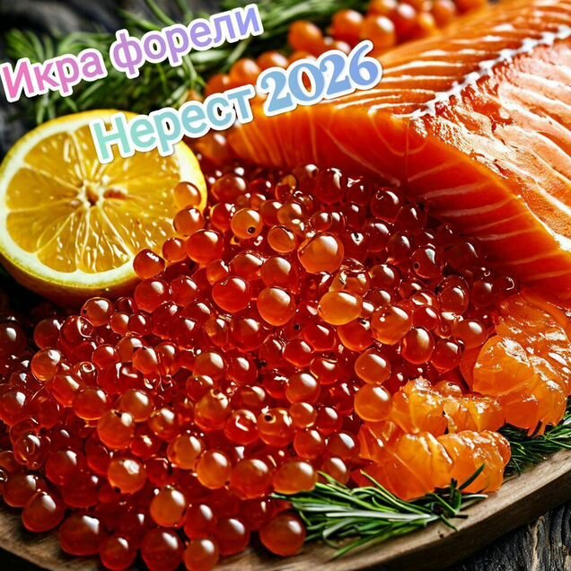 Красная икра форели 2026