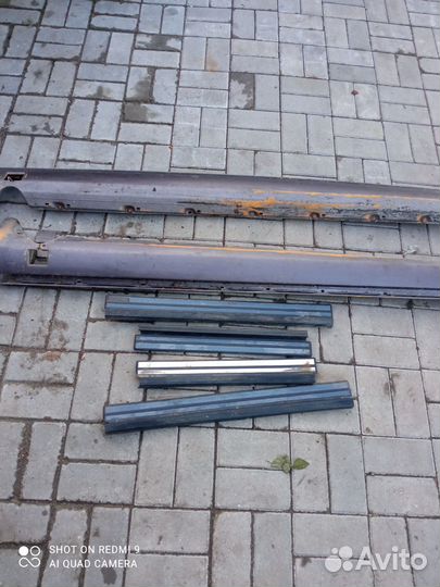 Накладки порога от Мерседес 124