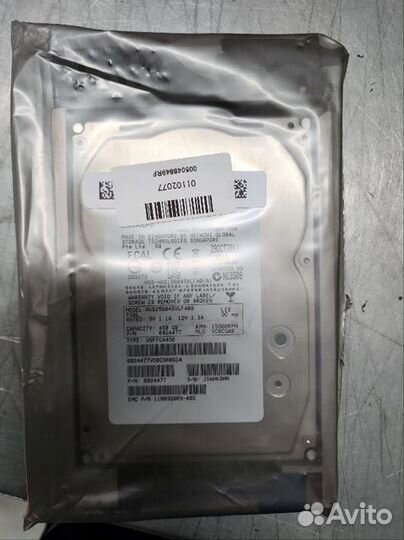 Жесткий диск 005048849 EMC 450GB 15K 4G FC 3.5