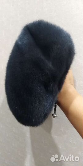 Берет женский норковый