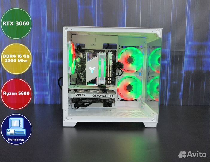 Сборки пк AMD5600-RTX3050-16DDR4-CTA9037124685-A520