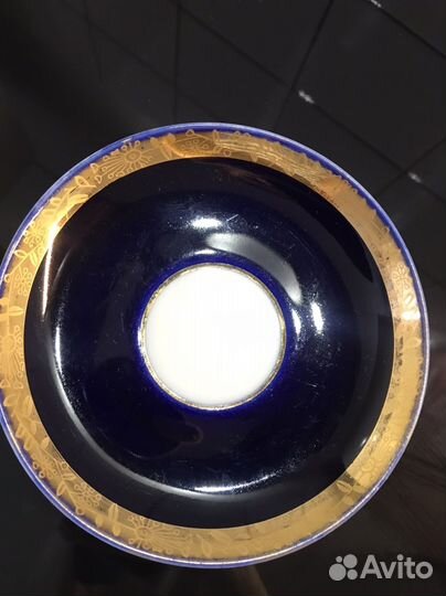 Чашка с блюдцем фарфор