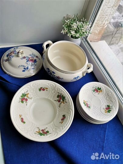 Супница тарелки зик Конаково СССР