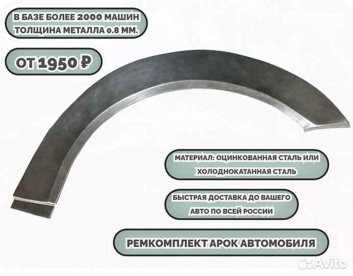 Ремонтные арки на автомобиль