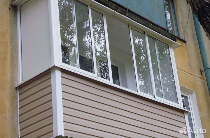 Остекление балкона и установка пластиковых окон