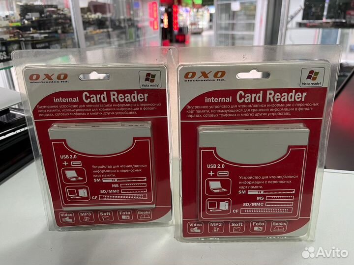 Картридер OXO USB 2.0 video books foto mp3 soft
