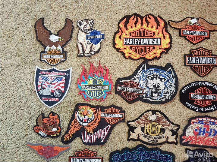 Продам коллекцию нашивок Harley Davidson