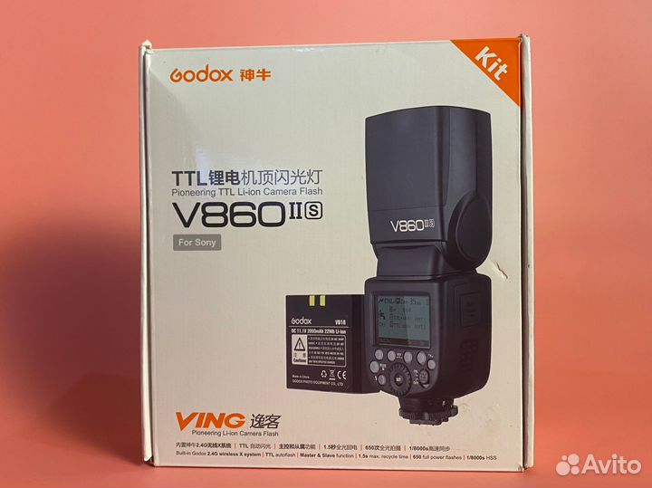 Godox V860 ii (Sony) Накамерная вспышка