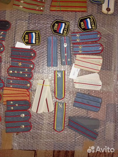 Военные артефакты: погоны СССР разные, печать