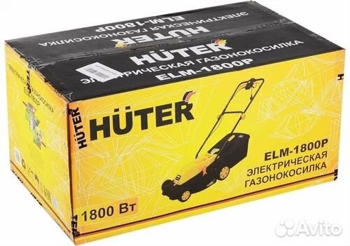 Электрическая газонокосилка Huter ELM-1800P1800 Вт