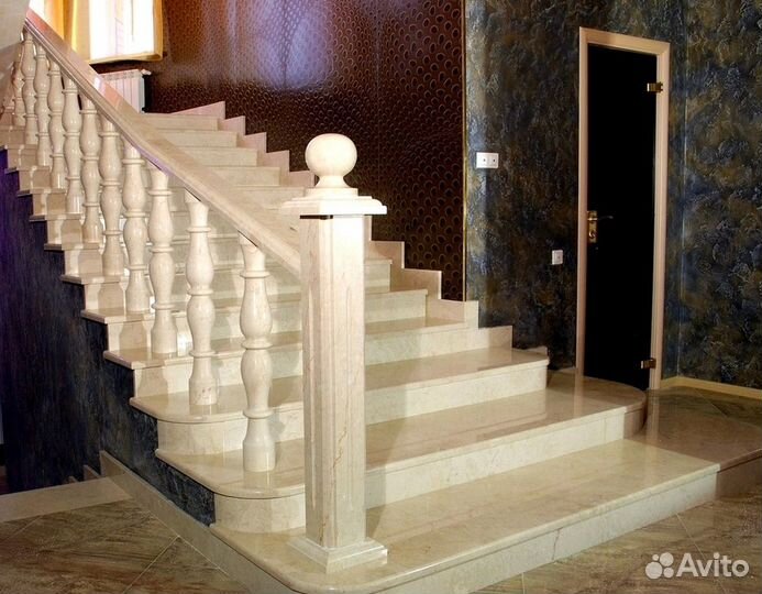 Ступени для лестницы из камня мрамор гранит кварц