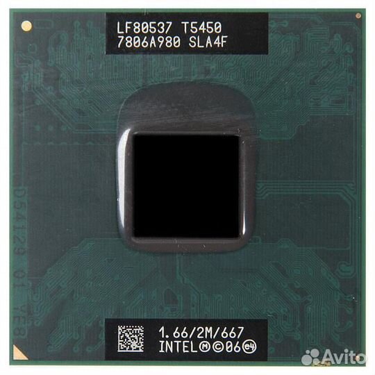 Процессор для ноутбука Intel Core 2 Duo Mobile T54