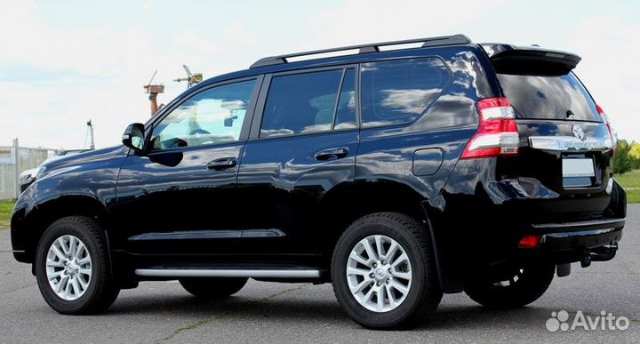 Рейлинги продольные на крышу Toyota land cruiser P