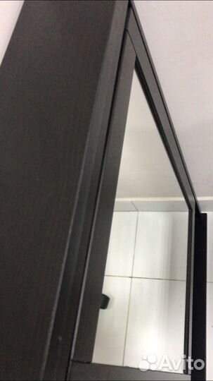 Навесной шкаф, с полками и зеркалом Икея