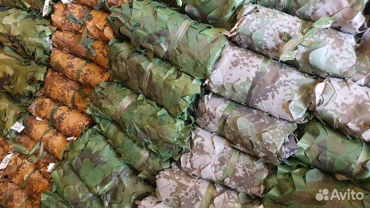Камуфляжная маскировочная сеть (усиленная)