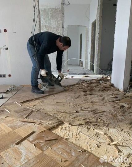 Демонтаж квартиры, демонтажные работы,вывоз мусора