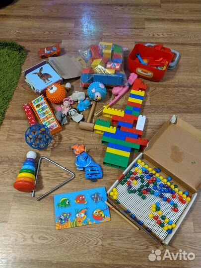Игрушки для малышей, развивающие игрушки пакетом
