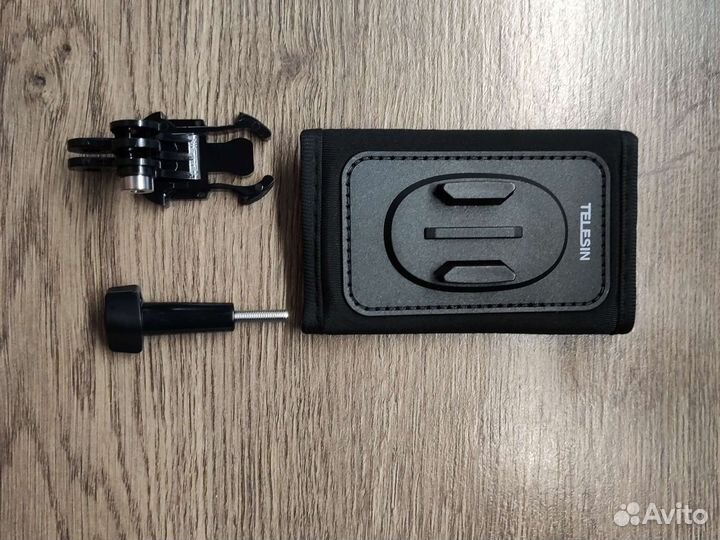 Крепление для Go pro на рюкзак. Telesin