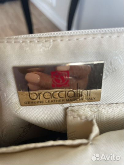 Сумка женская натуральная кожа Braccialini Италия