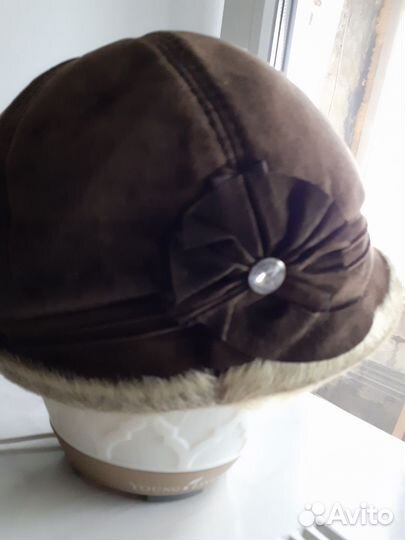 Шапка ушанка норковая женская