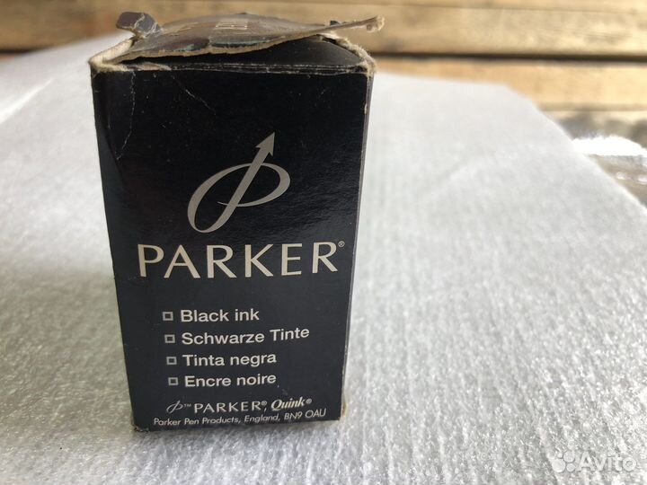 Чернила для перьевой ручки parker