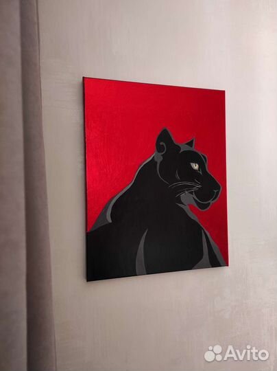 Интерьерная картина акрил, поталь