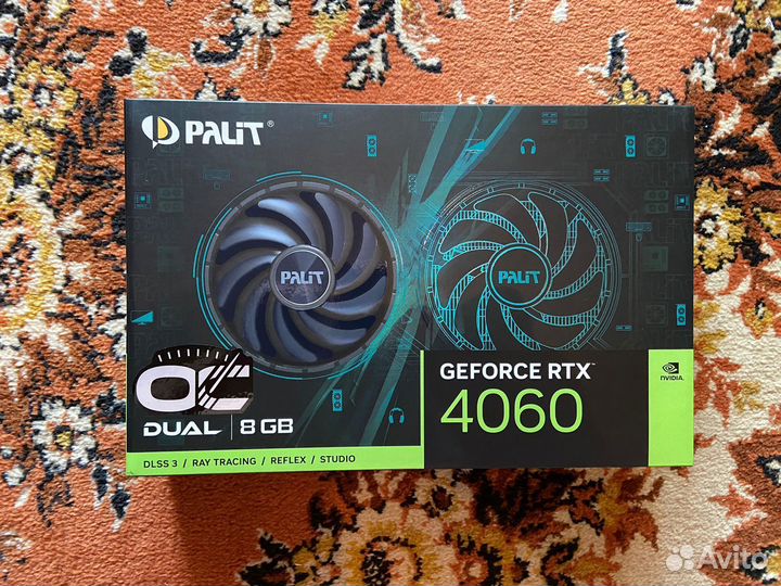 Видеокарта Nvidia Geforce RTX 4060 Dual OC