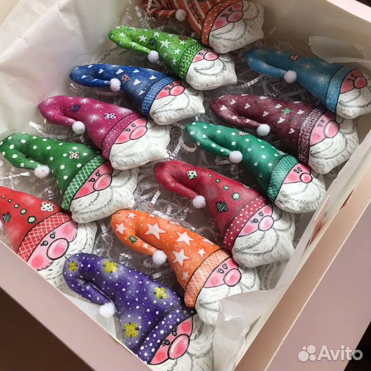 Гномы игрушка новогодняя на елку