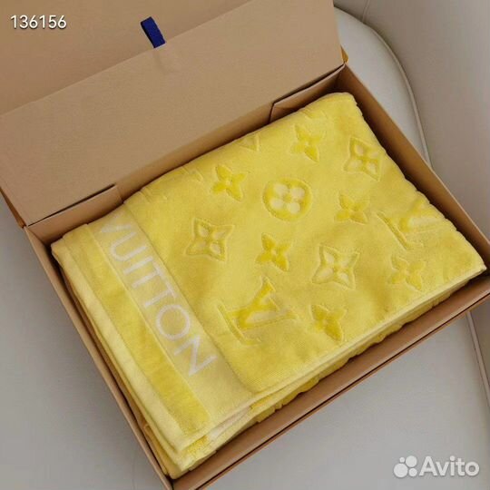 Полотенце Louis Vuitton желтое