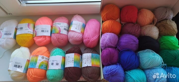 Пряжа Пехорка Детская новинка, акрил 100